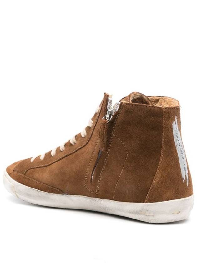 Philippe Model Prsx High-Top Sneakers In Suede Leather - PHILIPPE MODEL - BALAAN 2