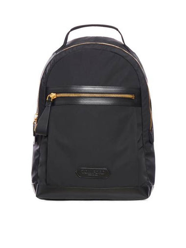 Logo Patch Zip Backpack Black - TOM FORD - BALAAN 1