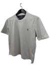 Embroided Logo Crewneck Cotton Short Sleeve T-Shirt Grey - BRUNELLO CUCINELLI - BALAAN 8