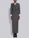 High Armhole Gabardine Wool Jacket Grey - THOM BROWNE - BALAAN 5