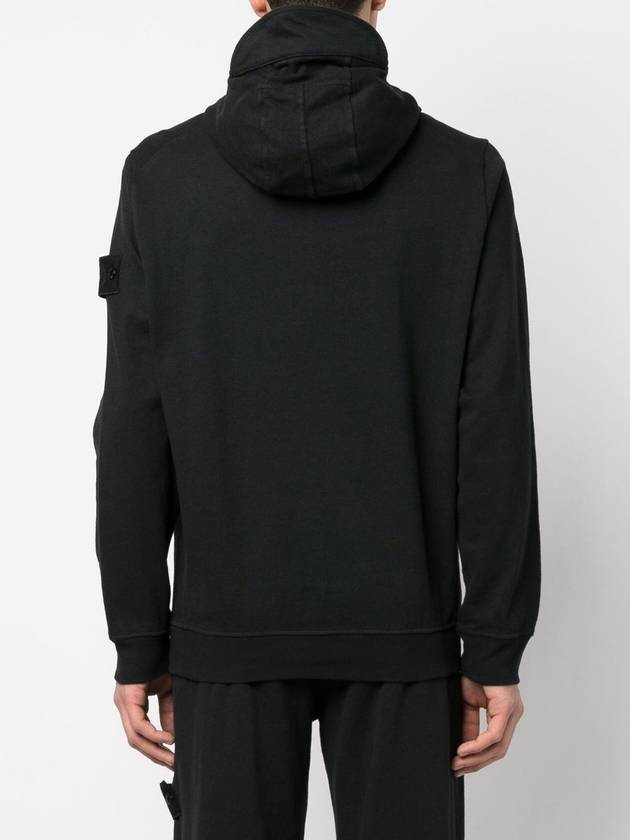 Ghost Piece Hoodie Black - STONE ISLAND - BALAAN 5