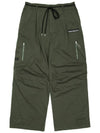 NINE BBD Hidden Good Logo Wide Cargo Pants Khaki - BLACKBLOND - BALAAN 1