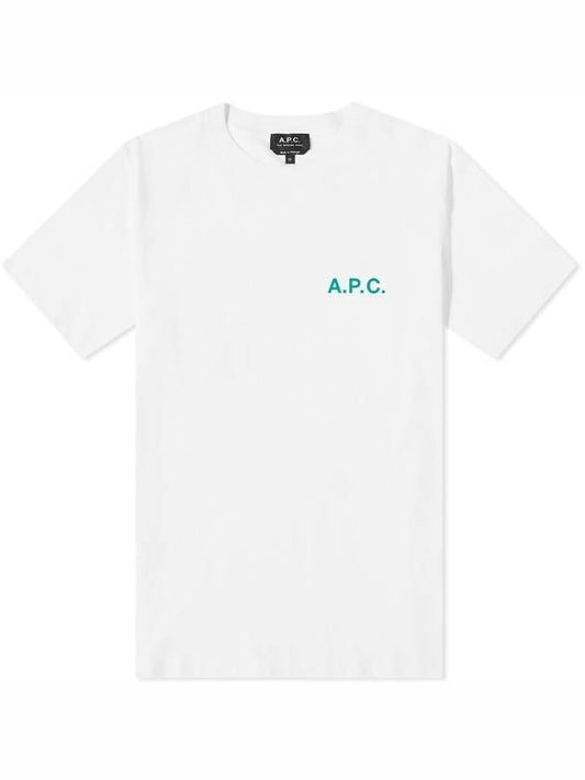 Mike Logo Short Sleeve T-shirt White - A.P.C. - BALAAN 1