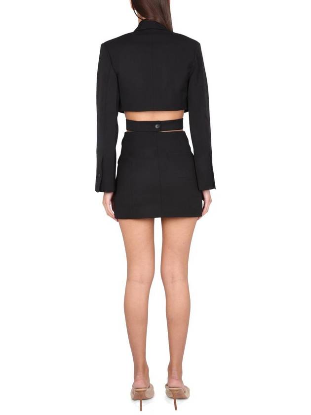 La Robe Bari Blazer Midi Dress Black - JACQUEMUS - BALAAN 5