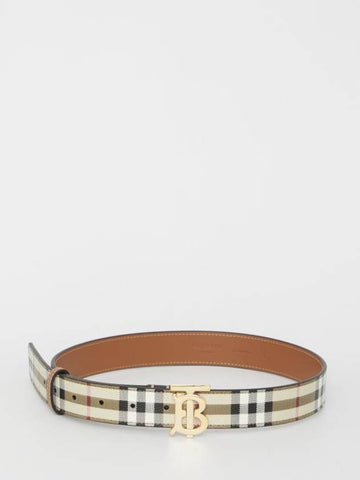Regular Vintage Check Belt - BURBERRY - BALAAN 1