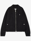 De Coeur Logo Zip-up Jacket Night Black - AMI - BALAAN 3