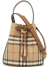 Check Bucket Bag Beige - BURBERRY - BALAAN 3