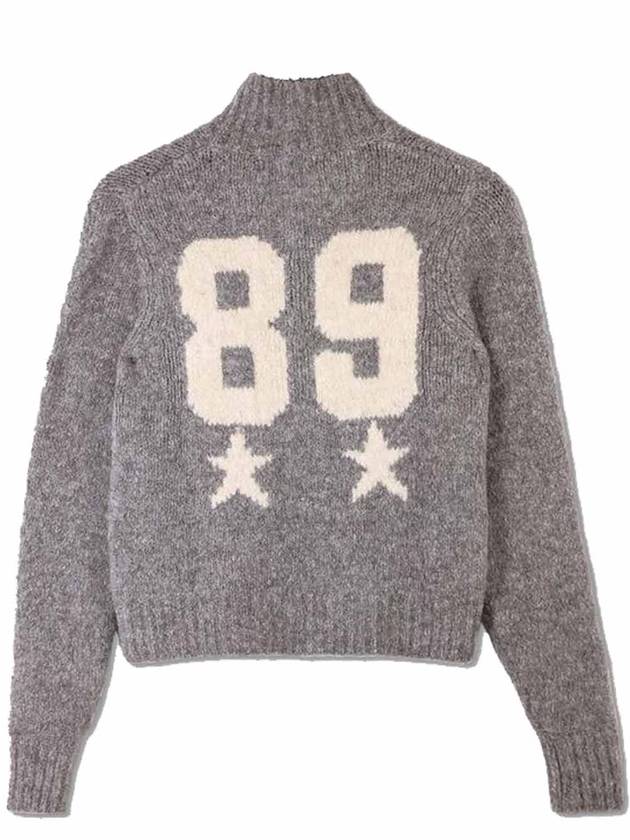 Back Number Soft Knitted Cardigan Grey - PALOMA WOOL - BALAAN 3