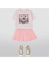 Kids Thomas Bear Pink Short Sleeve T Shirt 8069415 Outlet Italy - BURBERRY - BALAAN 5