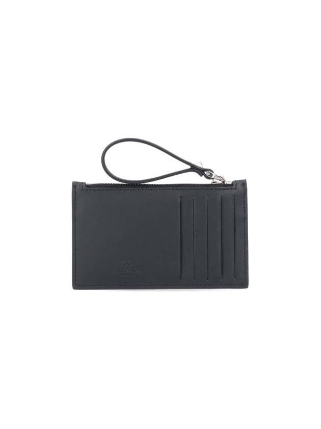 VLTN Logo Card Wallet Black - VALENTINO - BALAAN 3