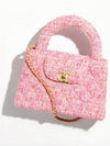 Mini Kelly Tweed Pink Chain Bag Shoulder Tote 2 Way AS4416 - CHANEL - BALAAN 1