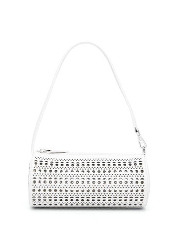 Tube Small Calfskin Shoulder Bag White - ALAIA - BALAAN 1