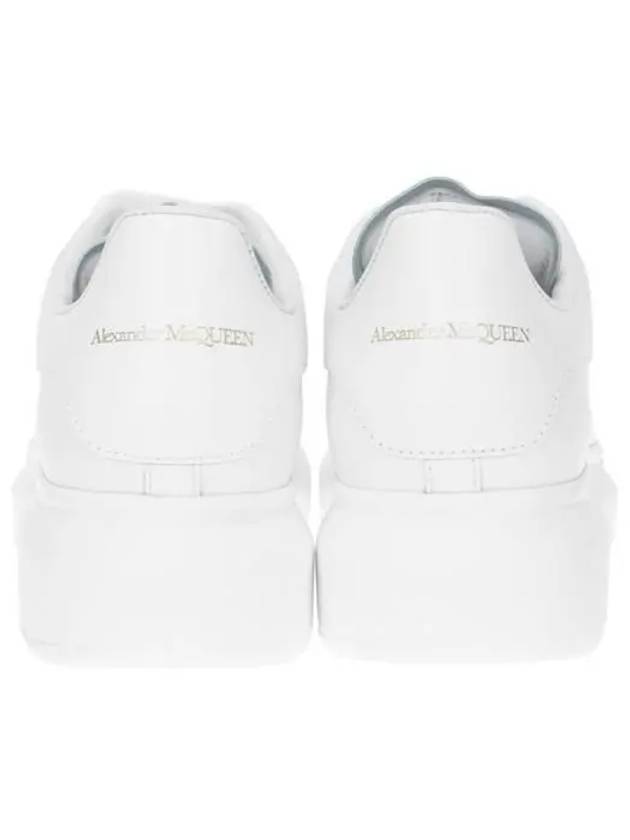 Oversized Leather Low Top Sneakers White - ALEXANDER MCQUEEN - BALAAN 4