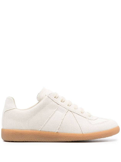 Women's Fabric Replica Low Top Sneakers Beige - MAISON MARGIELA - BALAAN 2