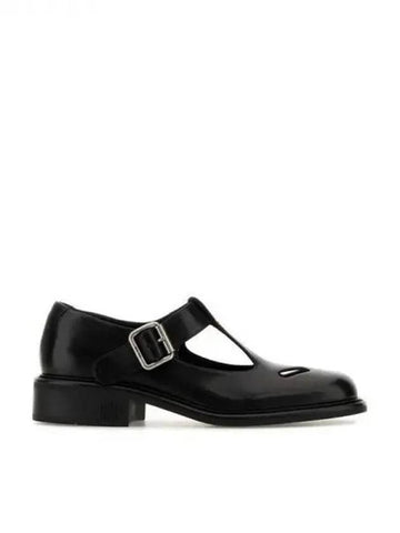 T buckle strap Mary Jane loafers - MIU MIU - BALAAN 1