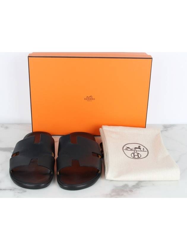 Men s Izmir Slippers Black 43 5 285 - HERMES - BALAAN 2