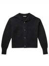 Men's Baby Cashmere Cardigan Black - AURALEE - BALAAN 2