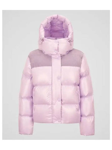 Kim Ji won wears 5 points Marietta Violet women s down jacket - DUVETICA - BALAAN 1