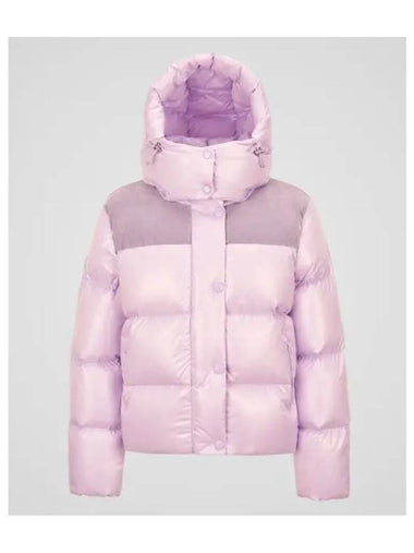 Kim Ji won wears 5 points Marietta Violet women s down jacket - DUVETICA - BALAAN 1