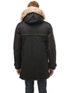 Men's Yatesy Fur Long Padded Parka Black - NOBIS - BALAAN 4