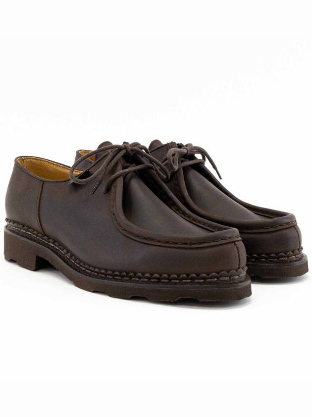 Michael Griff Leather Derby Brown - PARABOOT - BALAAN 3