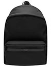 City Leather Trim Backpack Black - SAINT LAURENT - BALAAN 2