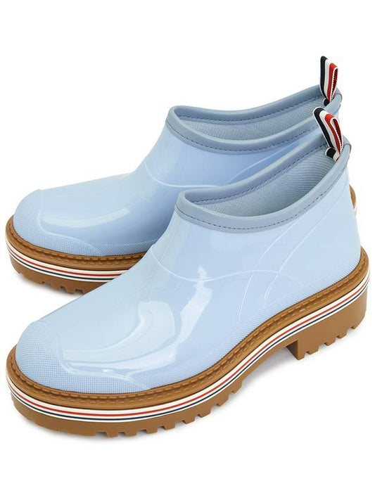 Men's Molde Rubber Garden Ankle Boots Medium Blue - THOM BROWNE - BALAAN 2