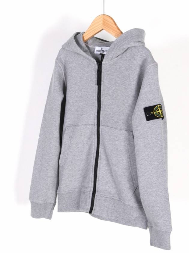 10 12A Kids Wapen Hooded Zip up Gray 811660720 V0M64 - STONE ISLAND - BALAAN 1