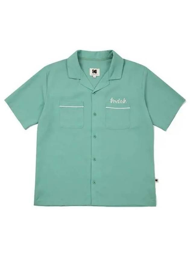 KODAK Hot Summer Cover Up Graphic Short Sleeve Shirt GREEN - KODO - BALAAN 1