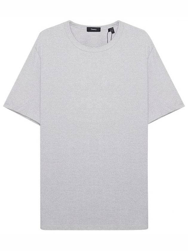 Anemone Essential Crew Neck Short Sleeve T-Shirt Grey - THEORY - BALAAN 2