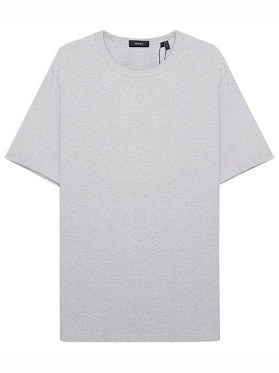 Anemone Essential Crew Neck Short Sleeve T-Shirt Grey - THEORY - BALAAN 2