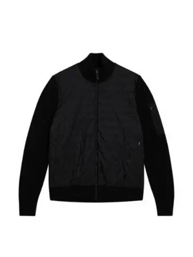 Beck Knit Hybrid Zip-Up Jacket Black - J.LINDEBERG - BALAAN 2