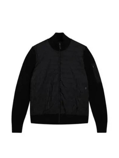 Beck Knit Hybrid Zip-Up Jacket Black - J.LINDEBERG - BALAAN 2