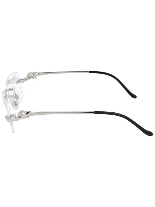 Rectangular Rimless Glasses CT0281O 002 - CARTIER - BALAAN 4