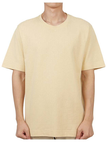 All-Over Logo Short Sleeve T-Shirt Beige - FENDI - BALAAN 2