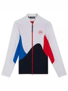 Swirl Mid Layer Zip-Up Jacket White - J.LINDEBERG - BALAAN 1