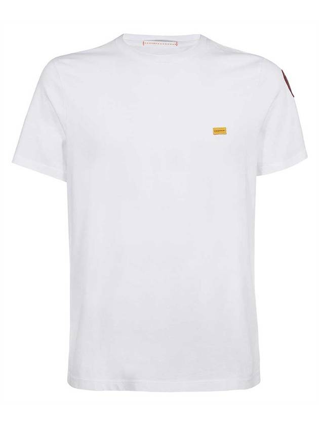 Men's Iconic Short Sleeve T-Shirt Off White - PARAJUMPERS - BALAAN 1