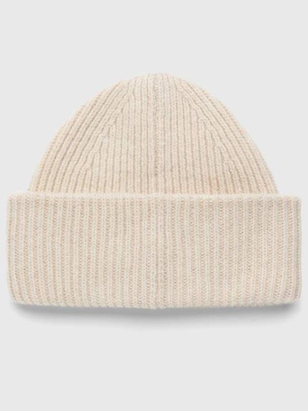 Small Face Logo Beanie Oatmeal Melange - ACNE STUDIOS - BALAAN 3