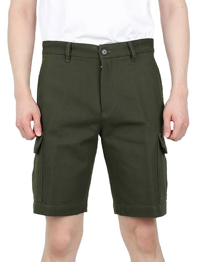 Multi Pocket Cargo Shorts Dartk Green - LORO PIANA - BALAAN 3