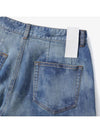 Crease Washed Wide Denim Pants Blue - NOIRER - BALAAN 7