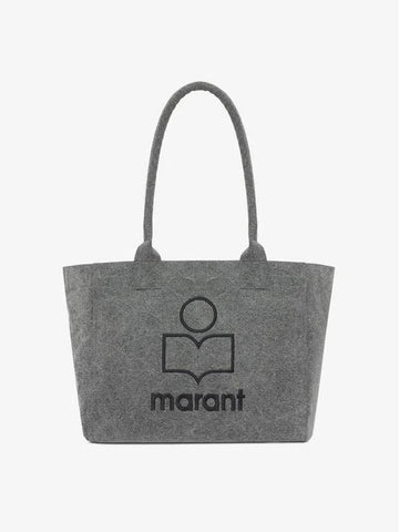 Yanky Zipper Eco Bag Tote Gray - ISABEL MARANT - BALAAN 1