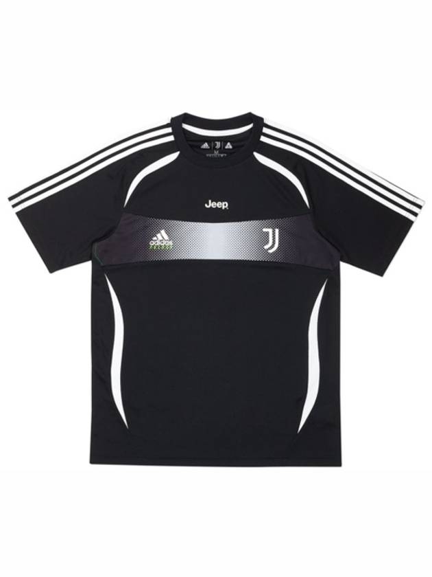 XAdidas Juventus Short Sleeve TShirt Adidas Juventus TShirt Black - PALACE - BALAAN 2