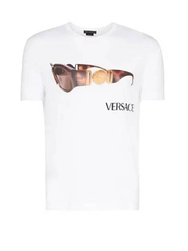 Bigi Sunglasses Printed Short Sleeve T-Shirt White - VERSACE - BALAAN 1