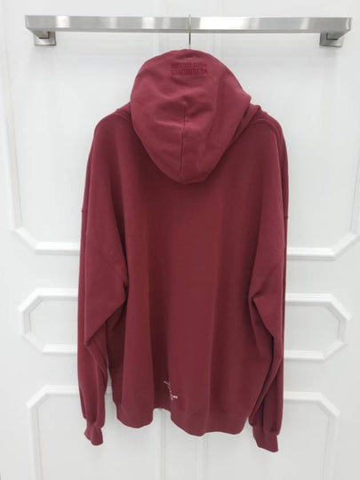 Atelier Burgundy Printed Hoodie L - VETEMENTS - BALAAN 2