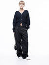 Non fade standard straight denim pants navy indigo - CHANCE'S NOI - BALAAN 5