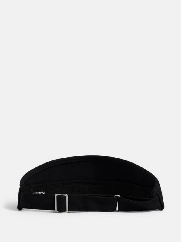 Viktor Embroidered Logo Visor Black - J.LINDEBERG - BALAAN 3