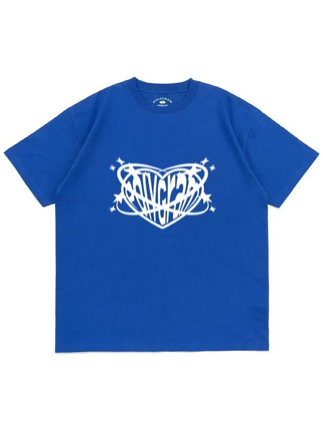 HEART ORBIT T SHIRTS OCEAN BLUE - POLYGRAM - BALAAN 4