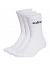 Linear Cushion Crew Socks 3 Pairs White - ADIDAS - BALAAN 1