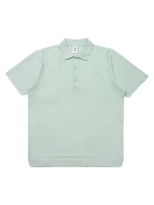 Men's Polo Short Sleeve Knit Light Green SW22ESW03LG - SOLEW - BALAAN 1