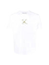 Splash Arrow Slim Short Sleeve T-Shirt White - OFF WHITE - BALAAN 1